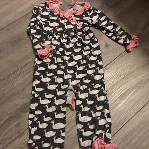 Kickee stone geese kimono